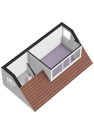 Floorplan - Beetsstraat 6, 3261 PL Oud-Beijerland